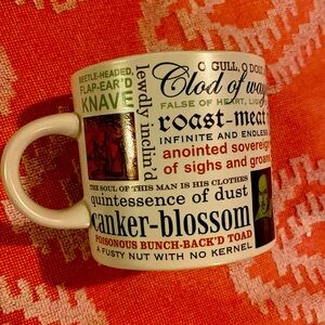 Shakespeare Insult Mug Coffee Shakespearean